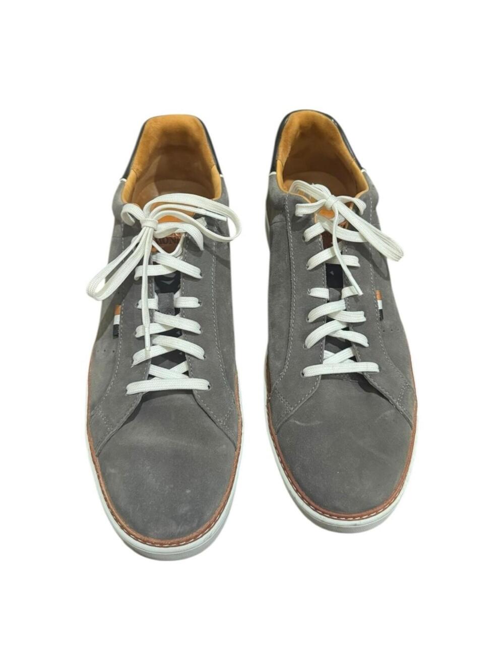Allen Edmonds Gray and White Sneakers
